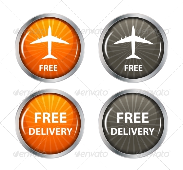 GraphicRiver Free Shipping Delivery Icon Set 6230038 GraphicRiver Free Shipping Delivery Icon Set 6230038