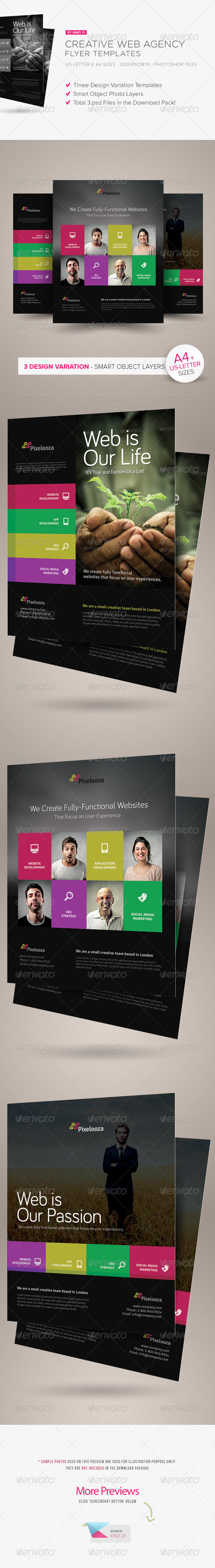 GraphicRiver Creative Web Agency Flyers 6234840 GraphicRiver Creative Web Agency Flyers 6234840