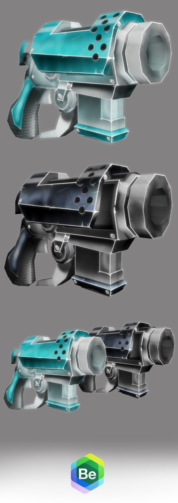 3DOcean Low Poly Cartoonish Sci-Fi Pistol 6237712 3DOcean Low Poly Cartoonish Sci-Fi Pistol 6237712