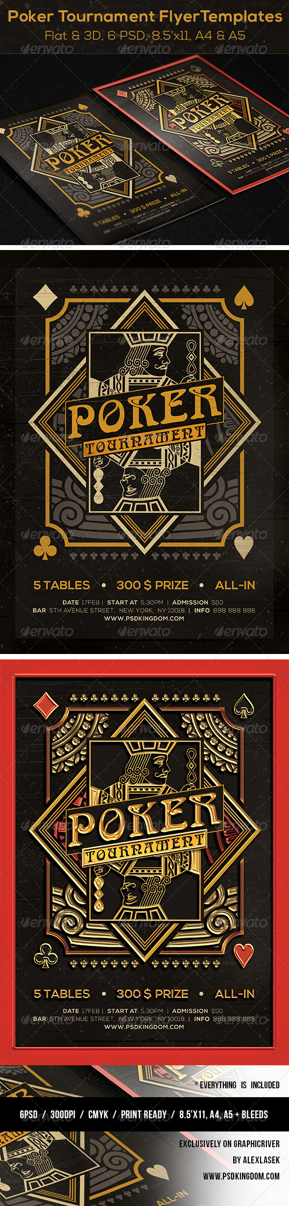 GraphicRiver Poker Magazine Ad Poster or Flyer Flat & 3D 6238434 GraphicRiver Poker Magazine Ad Poster or Flyer Flat & 3D 6238434