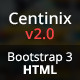 Centinix Responsive One-Page Bootstrap 3.0 HTML - ThemeForest Item for Sale