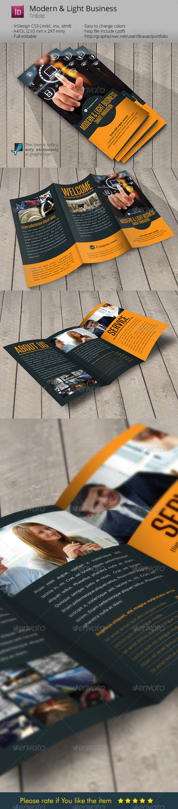 GraphicRiver Modern and Light Business Indesign Template 6239743 GraphicRiver Modern and Light Business Indesign Template 6239743