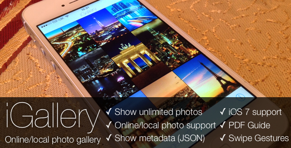 CodeCanyon iGallery Online Local Photo Gallery for iOS 6240621 CodeCanyon iGallery Online Local Photo Gallery for iOS 6240621