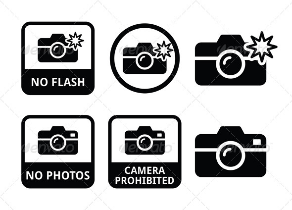 GraphicRiver No Photos No Cameras No Flash Icons 6240953 GraphicRiver No Photos No Cameras No Flash Icons 6240953