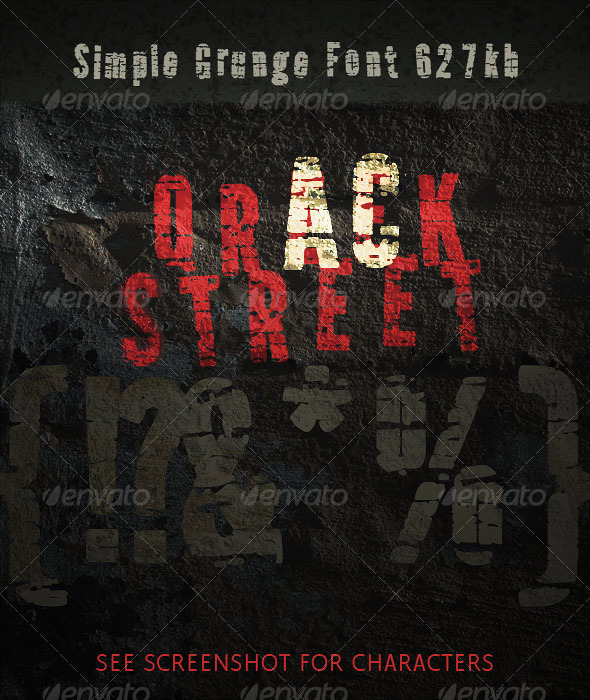 GraphicRiver Grungy Cracked Type QrackStreet 6242910 GraphicRiver Grungy Cracked Type QrackStreet 6242910