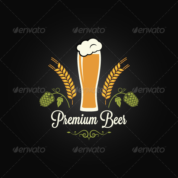 GraphicRiver Beer Bottle Vintage Design Background 6244437 GraphicRiver Beer Bottle Vintage Design Background 6244437