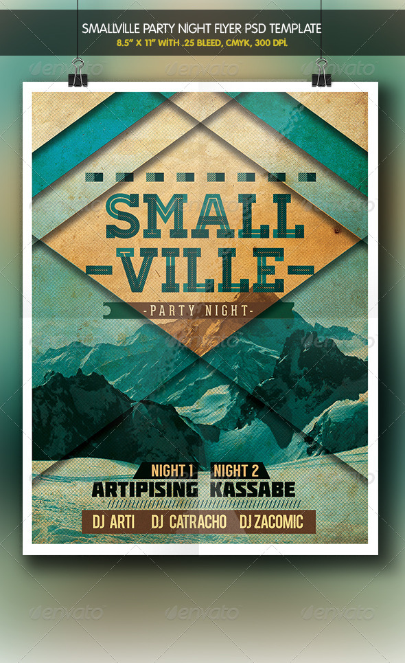GraphicRiver Party Flyer Smallville Party Night 6201217 GraphicRiver Party Flyer Smallville Party Night 6201217