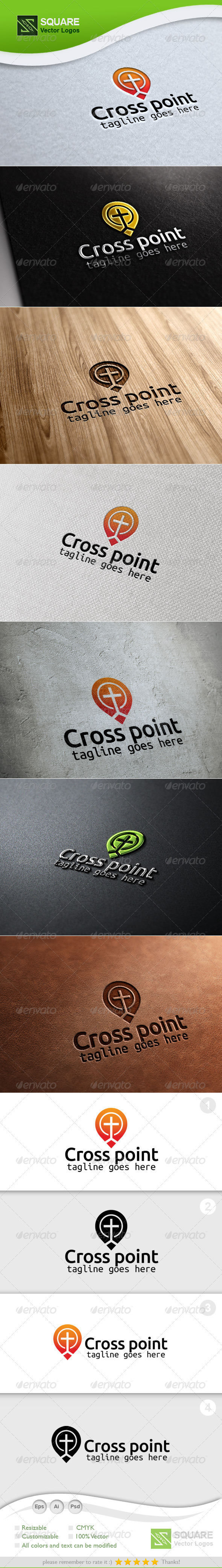 GraphicRiver Cross Locator Vector Logo Template 6245120 GraphicRiver Cross Locator Vector Logo Template 6245120