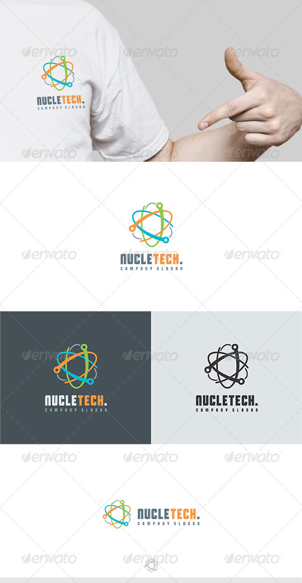 GraphicRiver Nucletech Logo 6246770 GraphicRiver Nucletech Logo 6246770
