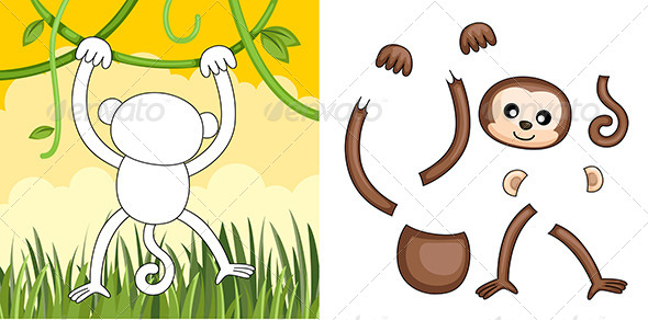GraphicRiver Monkey Puzzle 6246927 GraphicRiver Monkey Puzzle 6246927