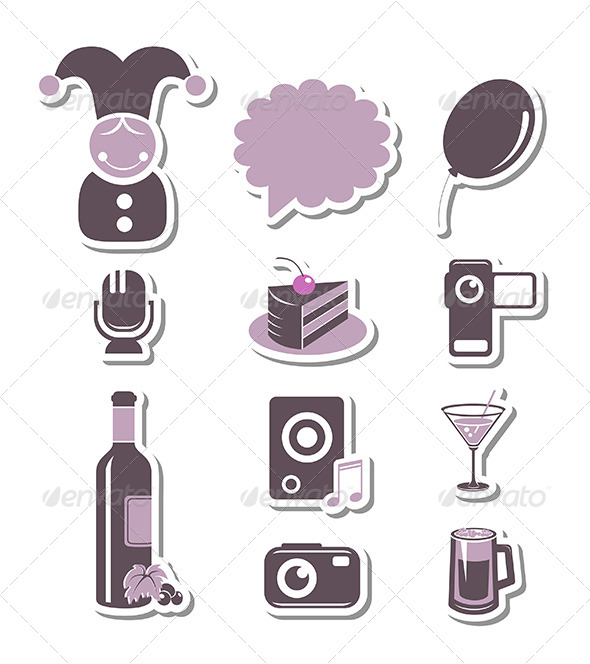 GraphicRiver Holidays and Party Paper Symbols 6250269 GraphicRiver Holidays and Party Paper Symbols 6250269