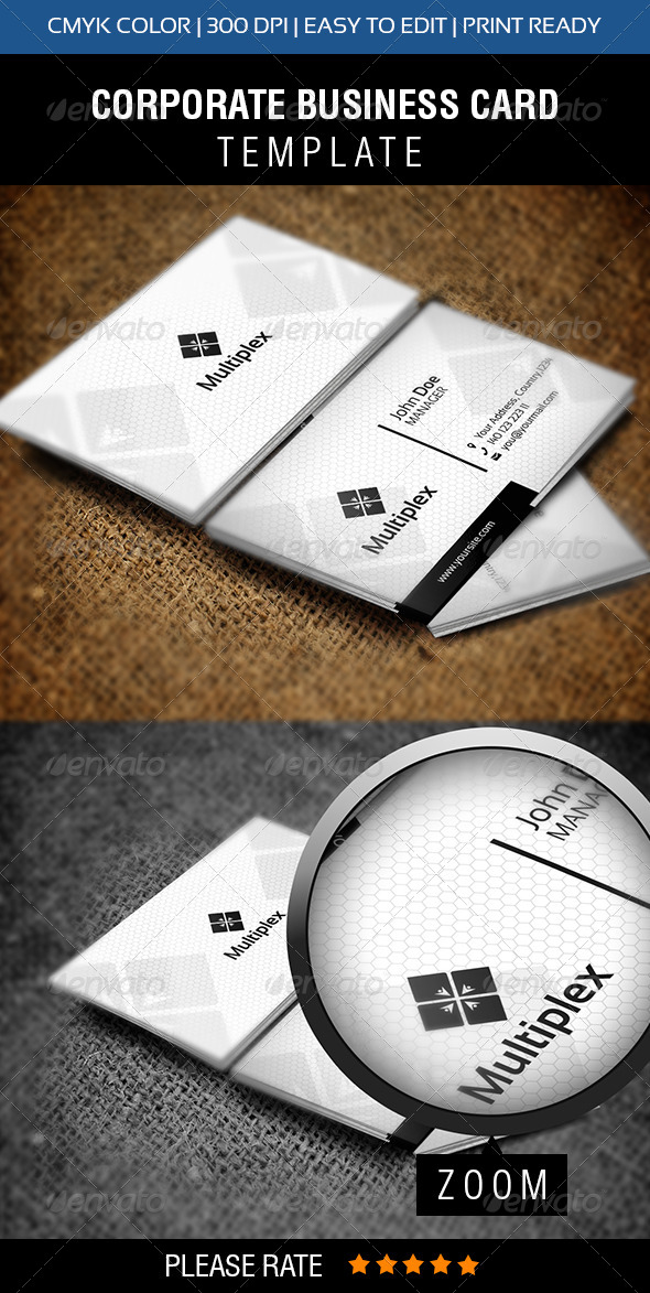 GraphicRiver Multiplex Business Card 6251626 GraphicRiver Multiplex Business Card 6251626