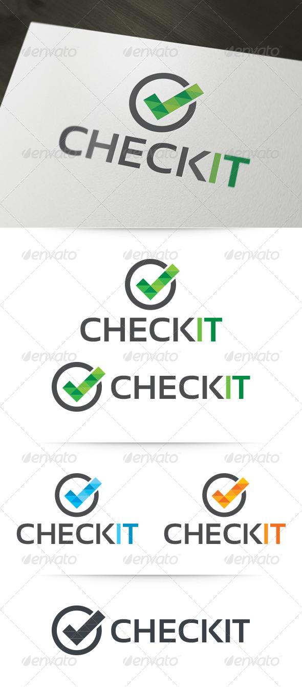 GraphicRiver Check It Logo Template 6251792 GraphicRiver Check It Logo Template 6251792