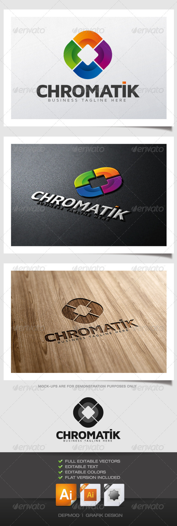 GraphicRiver Chromatik Logo 6252204 GraphicRiver Chromatik Logo 6252204