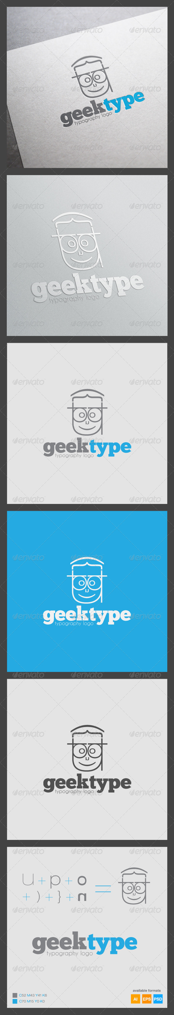GraphicRiver Geek Type Logo Template 6254885 GraphicRiver Geek Type Logo Template 6254885