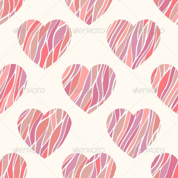 GraphicRiver Seamless Pattern with Wavy Hearts 6256019 GraphicRiver Seamless Pattern with Wavy Hearts 6256019