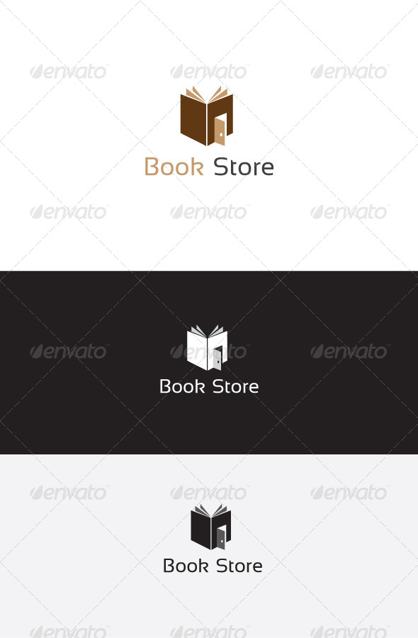 GraphicRiver Book Store Logo Template 6262611 GraphicRiver Book Store Logo Template 6262611