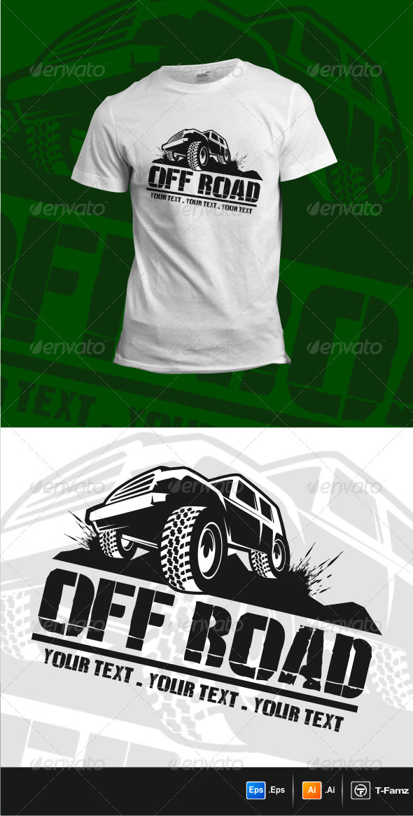 GraphicRiver Off Road T-Shirts 6270339 GraphicRiver Off Road T-Shirts 6270339