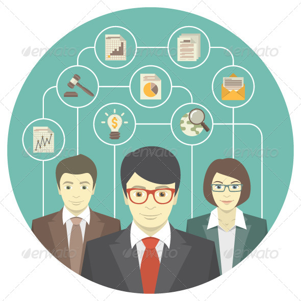 GraphicRiver Teamwork of Professionals 6272780 GraphicRiver Teamwork of Professionals 6272780