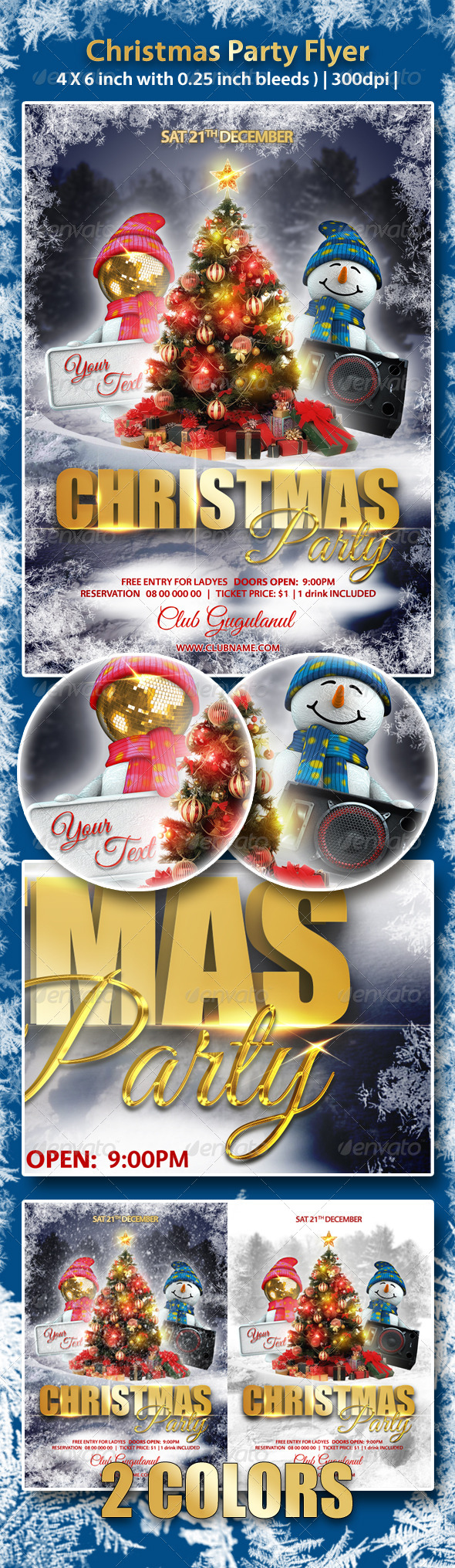 GraphicRiver Christmas Party Flyer 6273748 GraphicRiver Christmas Party Flyer 6273748