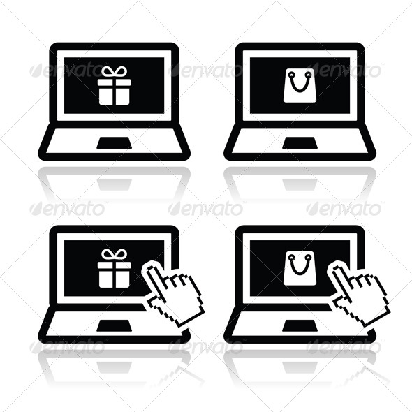 GraphicRiver Shopping Online with Laptop 6276951 GraphicRiver Shopping Online with Laptop 6276951