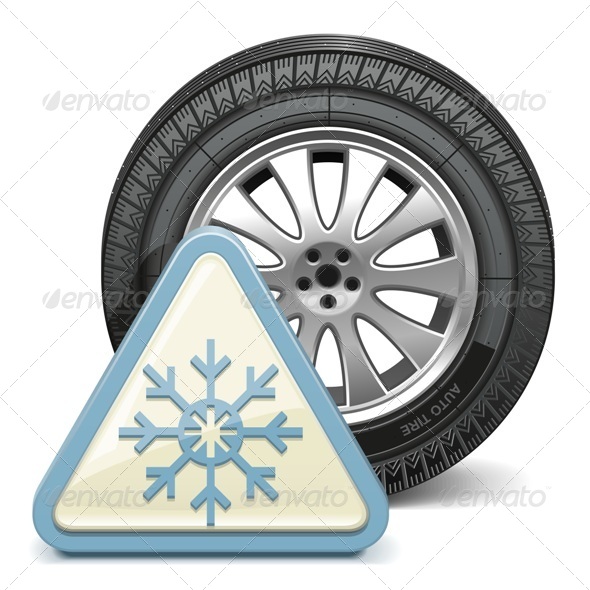 GraphicRiver Vector Wheel with Snowflake Sign 6277829 GraphicRiver Vector Wheel with Snowflake Sign 6277829