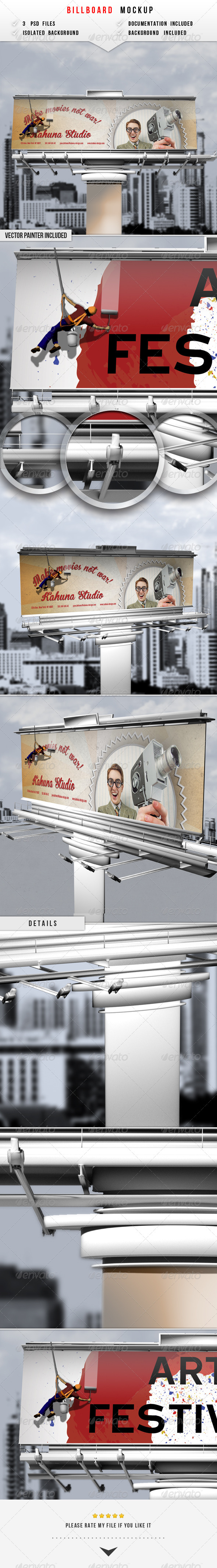GraphicRiver Billboard Mockup 6274939 GraphicRiver Billboard Mockup 6274939
