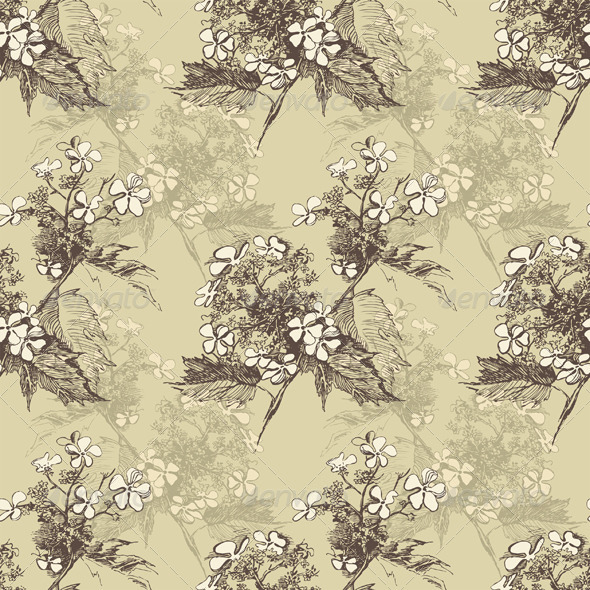GraphicRiver Guelder Rose Seamless 6278959 GraphicRiver Guelder Rose Seamless 6278959