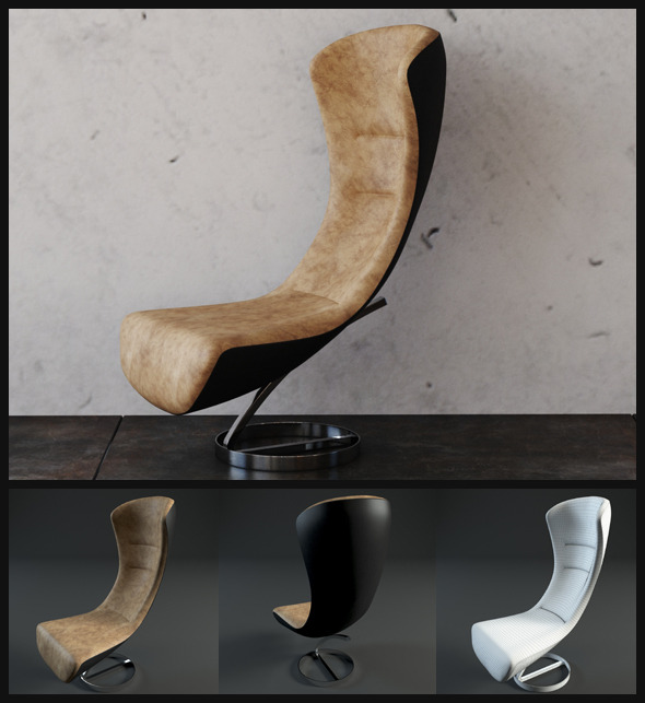 3DOcean Lounge Chair 6280415 3DOcean Lounge Chair 6280415