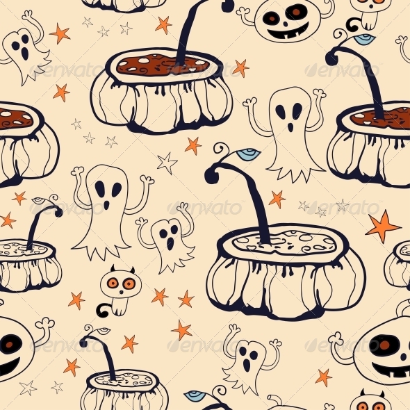 GraphicRiver Halloween Seamless Background 6288914 GraphicRiver Halloween Seamless Background 6288914