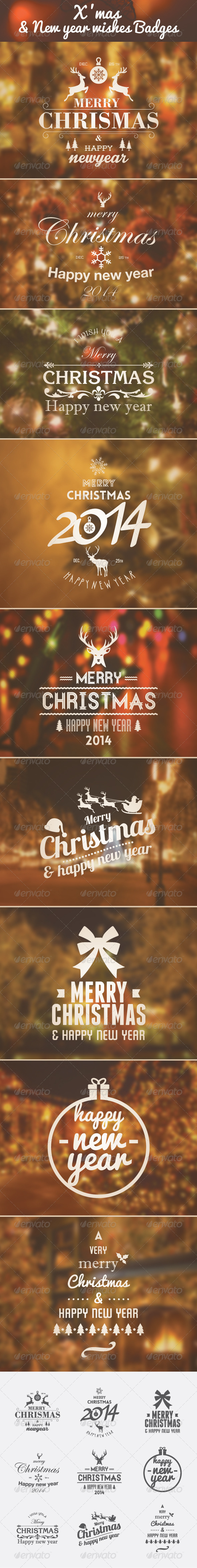 GraphicRiver Xmas & New Year wishes 6290199 GraphicRiver Xmas & New Year wishes 6290199