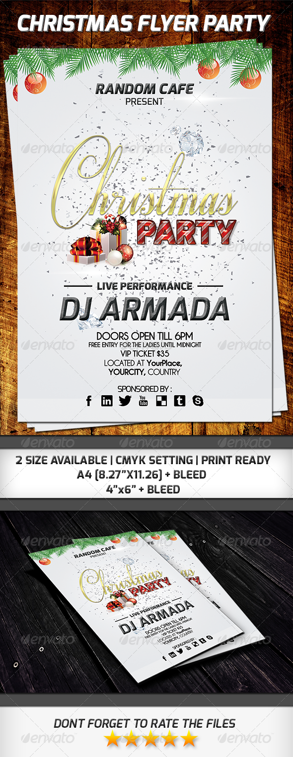 GraphicRiver Christmast Flyer Party 6295520 GraphicRiver Christmast Flyer Party 6295520