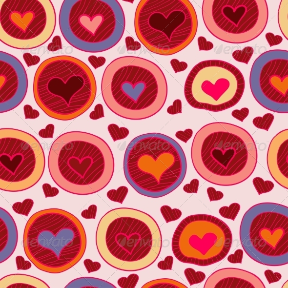 GraphicRiver Bright Valentine Seamless Pattern with Hearts 6296429 GraphicRiver Bright Valentine Seamless Pattern with Hearts 6296429