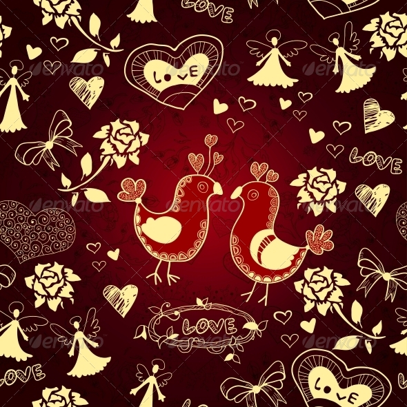 GraphicRiver Romantic Seamless Love Background 6296755 GraphicRiver Romantic Seamless Love Background 6296755
