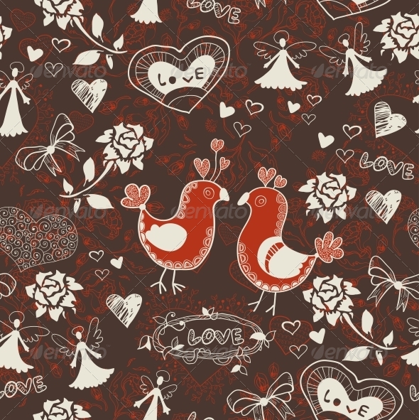 GraphicRiver Floral Romantic Seamless Background 6296965 GraphicRiver Floral Romantic Seamless Background 6296965