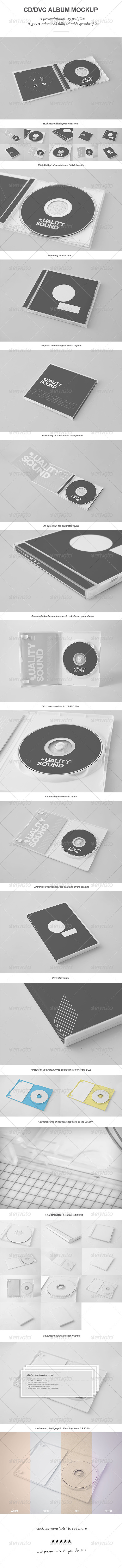 GraphicRiver CD DVD Album Mock-up 6300944 GraphicRiver CD DVD Album Mock-up 6300944