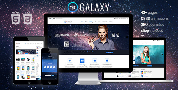 ThemeForest The Galaxy Responsive Multipurpose Template 6302011 ThemeForest The Galaxy Responsive Multipurpose Template 6302011