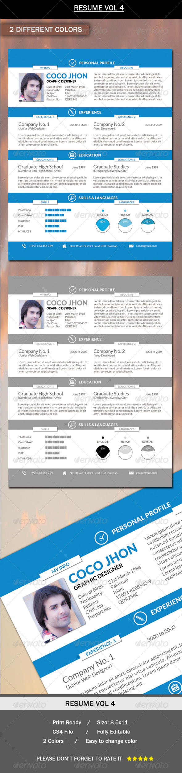 GraphicRiver Resume Vol.4 6302576 GraphicRiver Resume Vol.4 6302576