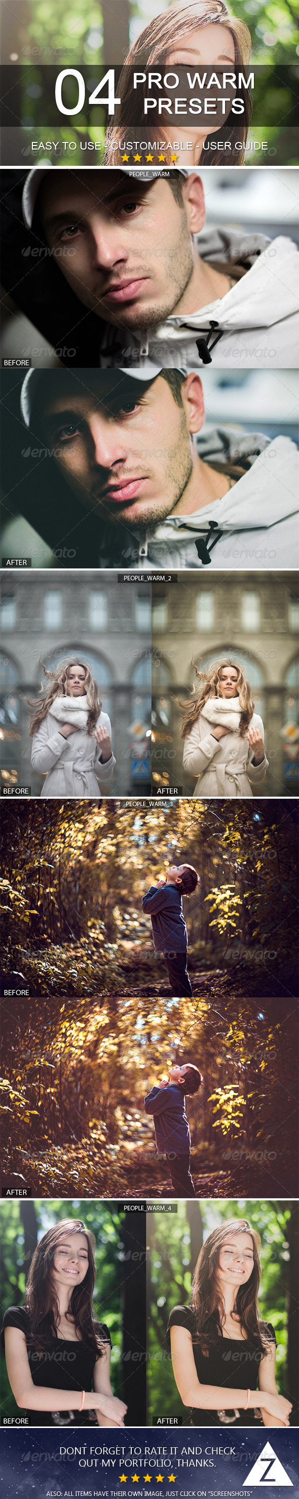 GraphicRiver 4 Warm Presets 6264730 GraphicRiver 4 Warm Presets 6264730