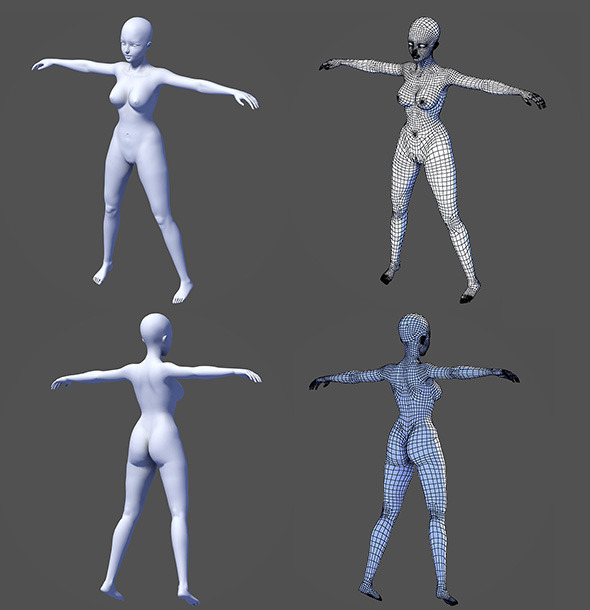3DOcean NextGen Game Female Base Model 6295267 3DOcean NextGen Game Female Base Model 6295267