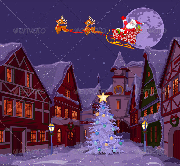 GraphicRiver Santa s Sled 6311008 GraphicRiver Santa s Sled 6311008