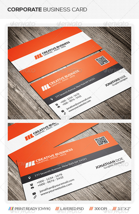 GraphicRiver Clean Corporate Business Card 6311225 GraphicRiver Clean Corporate Business Card 6311225