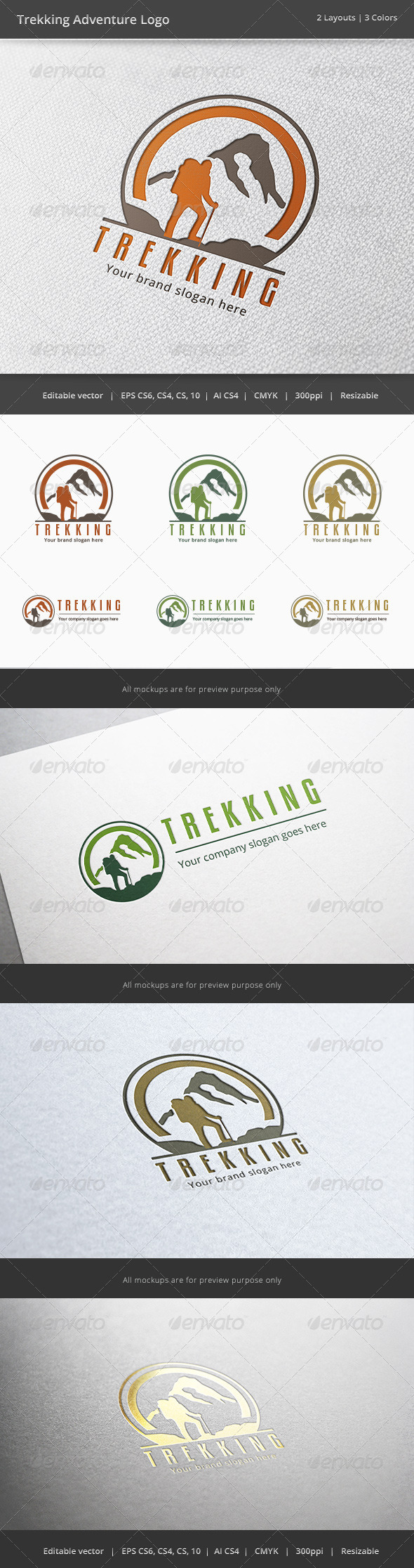 GraphicRiver Trekking Adventure Logo 6315567 GraphicRiver Trekking Adventure Logo 6315567