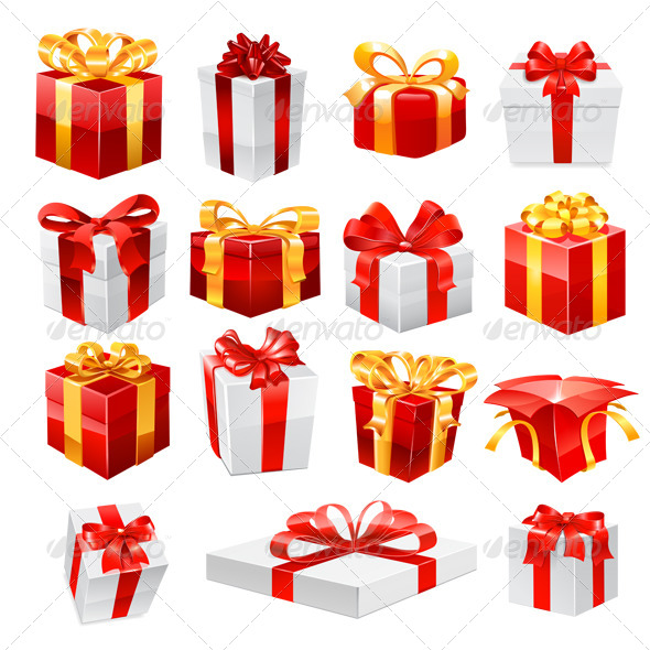 Gifts Set. Vector (Vectors)