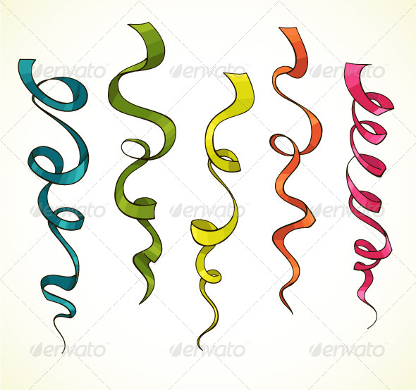 GraphicRiver Party Serpentine Ribbons Celebration Vector 6317694 GraphicRiver Party Serpentine Ribbons Celebration Vector 6317694