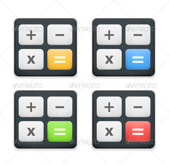 GraphicRiver Calculator Icon 6319621 GraphicRiver Calculator Icon 6319621