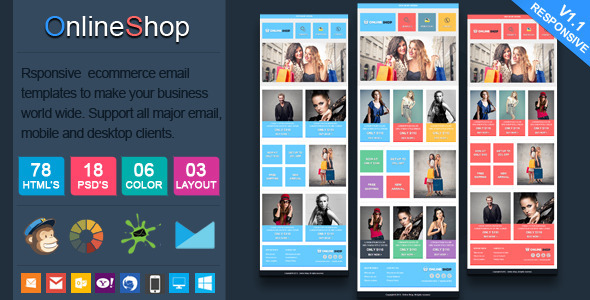 Online Shop - Responsive Ecommerce Email Template