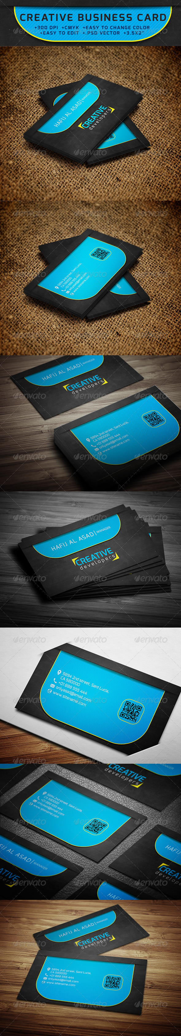 GraphicRiver Creative Business Card 6323367 GraphicRiver Creative Business Card 6323367