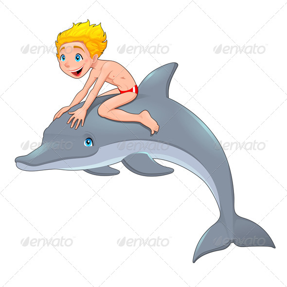 The Boy and the Dolphin (Animals)