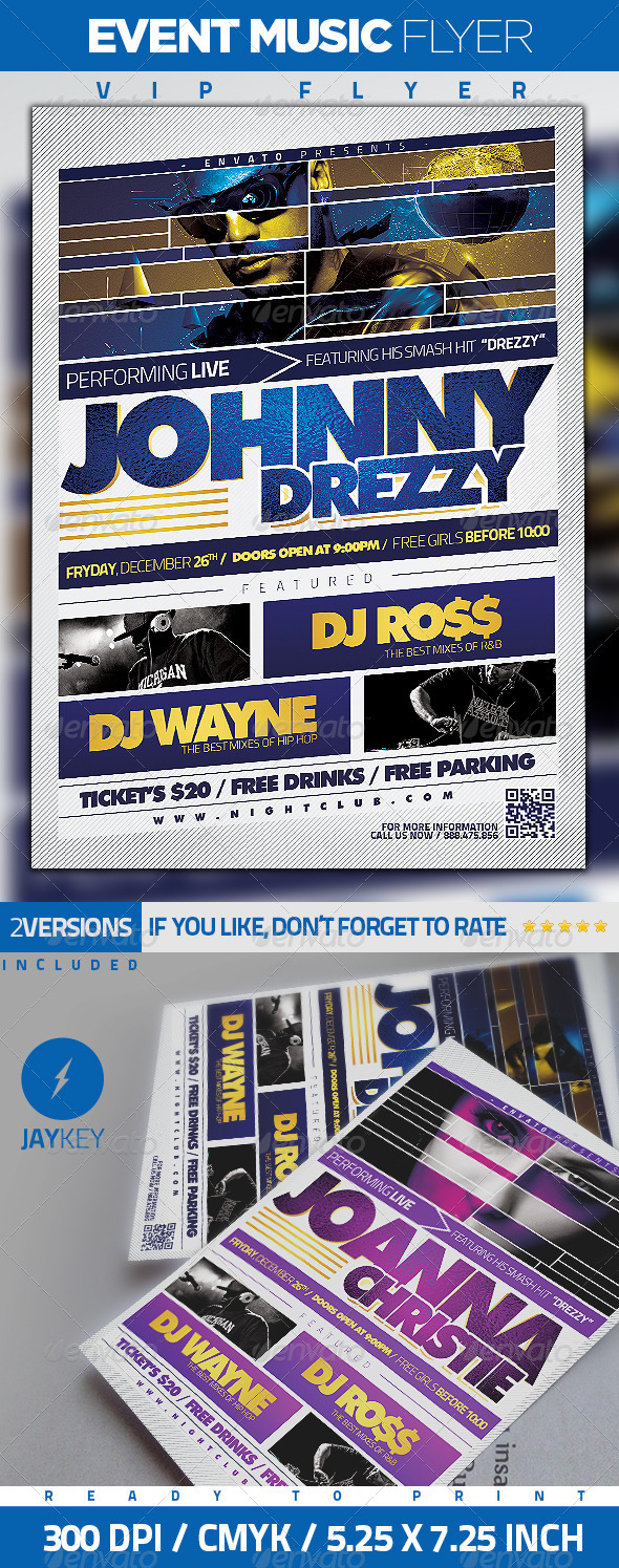GraphicRiver Event Music Flyer 6326790 GraphicRiver Event Music Flyer 6326790